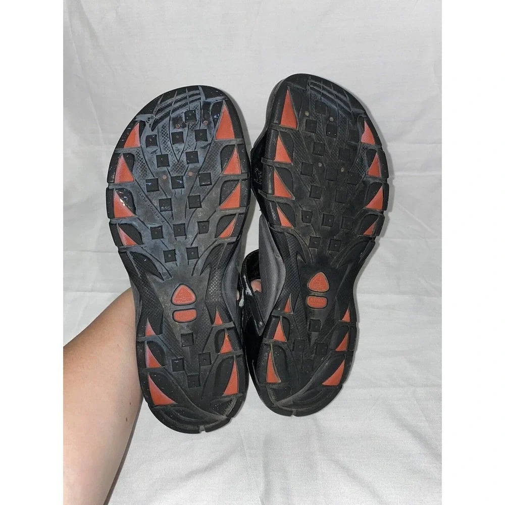 Nike ACG Sport Vintage Sandals Black Red Hiking Walking Running Sz 11